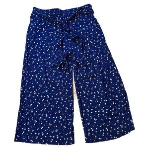 Antibes Blanc wide-leg crop pants